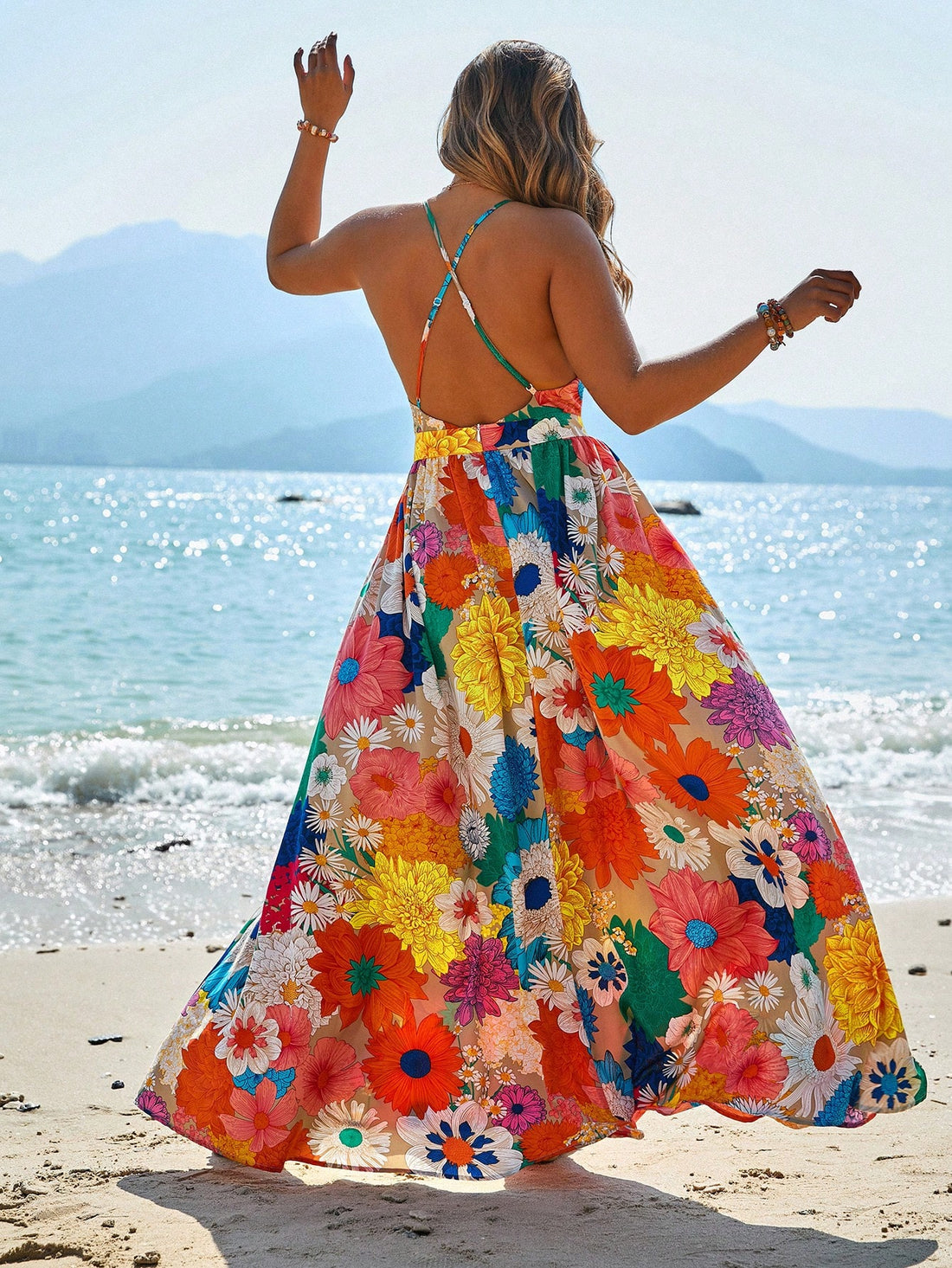 Get ready to turn heads with our Effortlessly Chic Plus Size Spaghetti Strap Backless Dress! Perfect for every occasion, this dress makes you feel confident, stylish, and comfortable. The spaghetti straps and backless design add a touch of playfulness to this versatile piece. Make a statement without trying too hard!