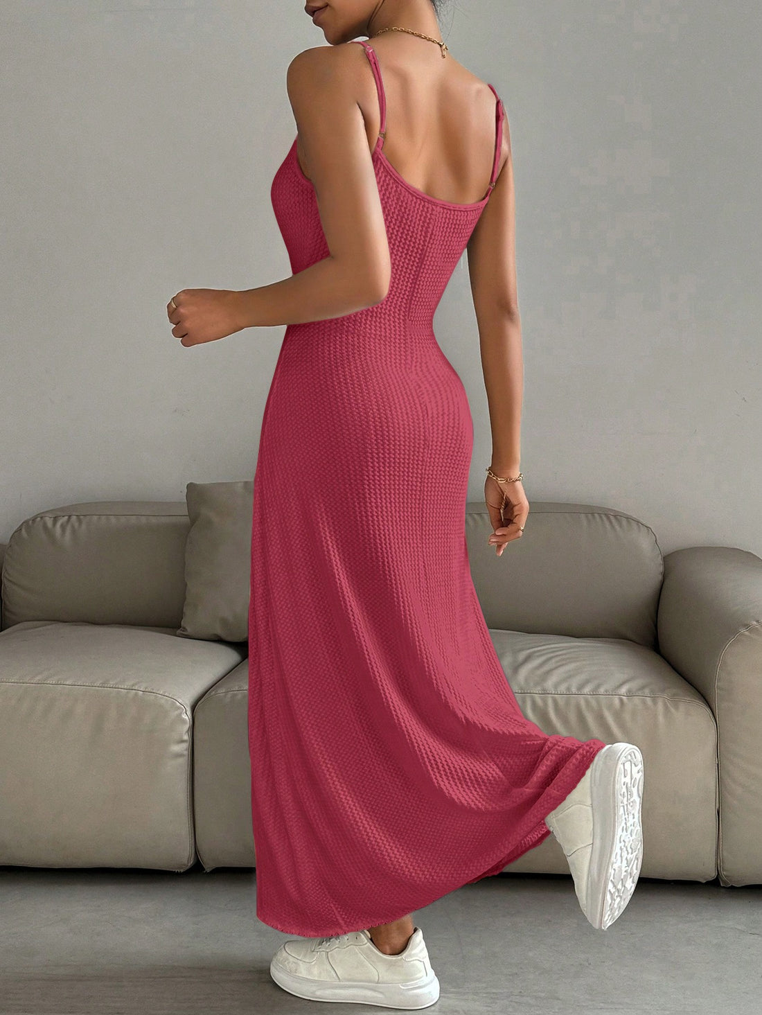 Effortlessly elevate your everyday wardrobe with our Floral Collar Waffle Knit Dress. The floral collar adds a touch of elegance, while the waffle knit material ensures comfort and ease. Perfect for any occasion, this dress is a must-have for those who appreciate both style and comfort.