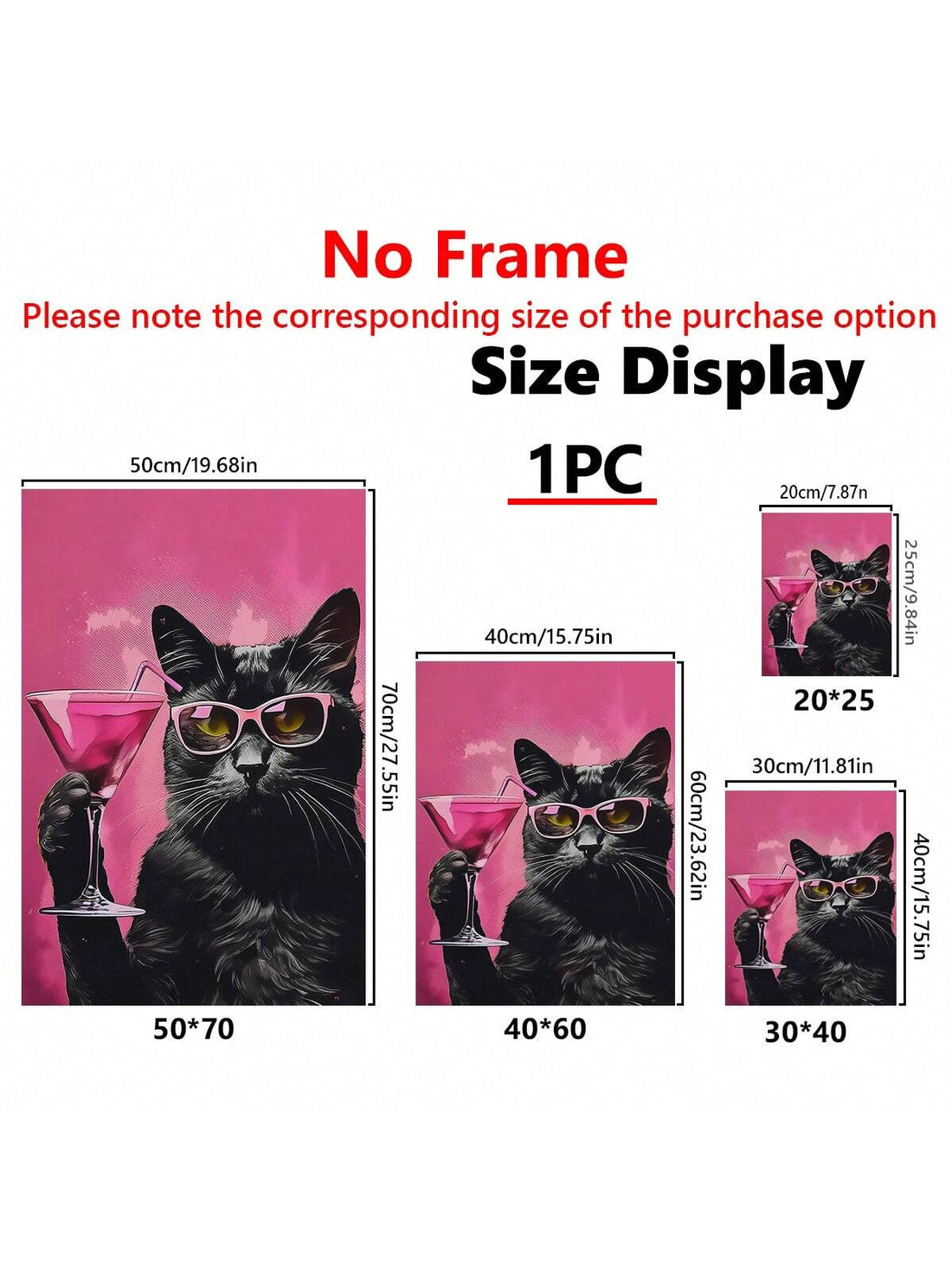 Add a splash of whimsy to your space with this Funny Black Cat Cocktail Canvas Art. Featuring a minimalist yet eclectic design, it’s perfect for animal lovers who enjoy a playful twist in their decor. This charming piece brings personality and a touch of humor to any room, making it a delightful conversation starter.