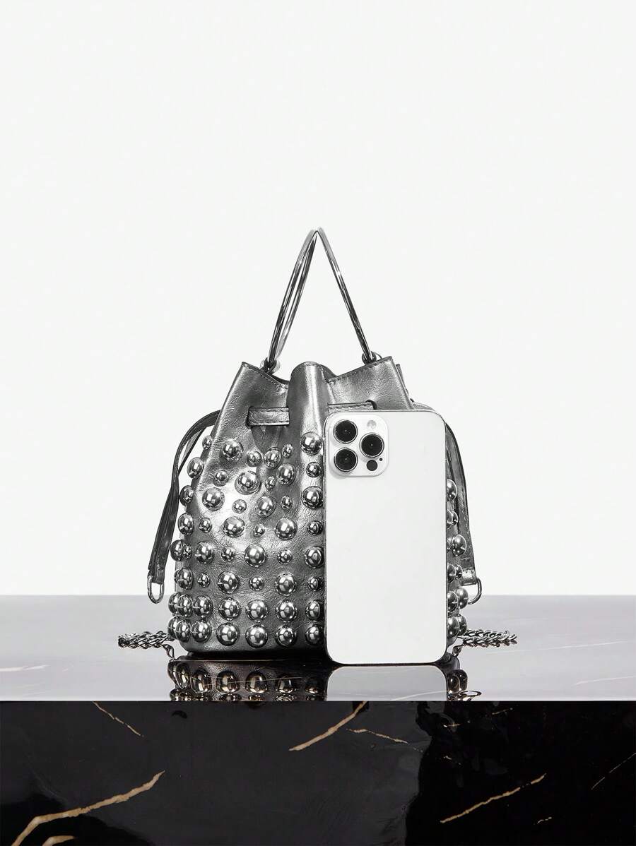 Close-up view of fashionable ladies' top handle hobo bag - elegant and versatile shoulder bag for any occasion with hobo silhouette, top handle for daily use