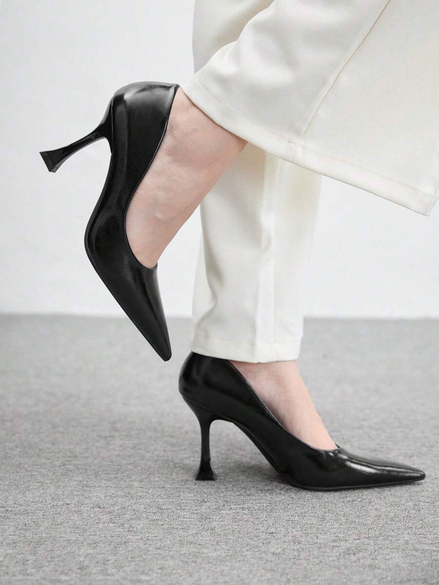 Step into spring with confidence in these chic pointed-toe heels that effortlessly transition from brunch dates to evening adventures. The sleek silhouette elongates your legs while the elevated heel adds instant polish to any casual outfit. Whether you're soaking up spring break vibes or celebrating Easter in style, these versatile shoes deliver that perfect blend of comfort and glamour. Dress them up with a sundress or down with your favorite jeans—they're the wardrobe MVP you didn't know you needed. Get 