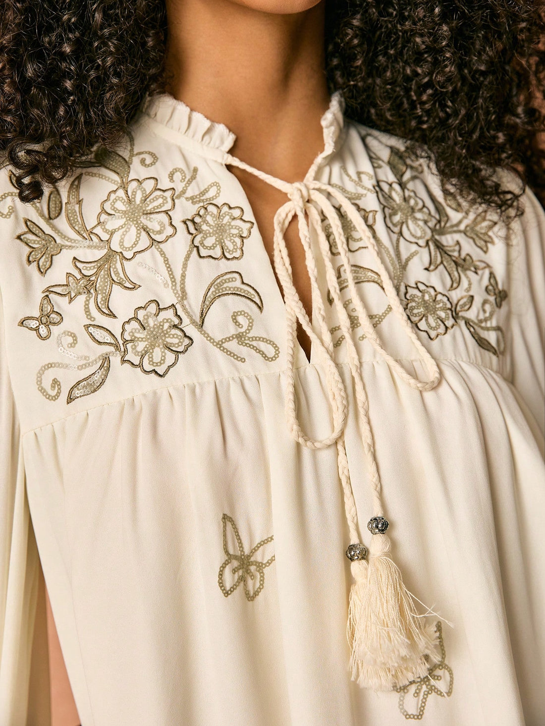 Get ready to spread your wings and embrace your inner butterfly with our Whimsical Butterfly Bohemian Chiffon Dress! Made with lightweight chiffon and fringe details, this dress is the perfect summer style for those who love to add a touch of whimsy to their wardrobe. Fly into summer with this stylish and playful dress!