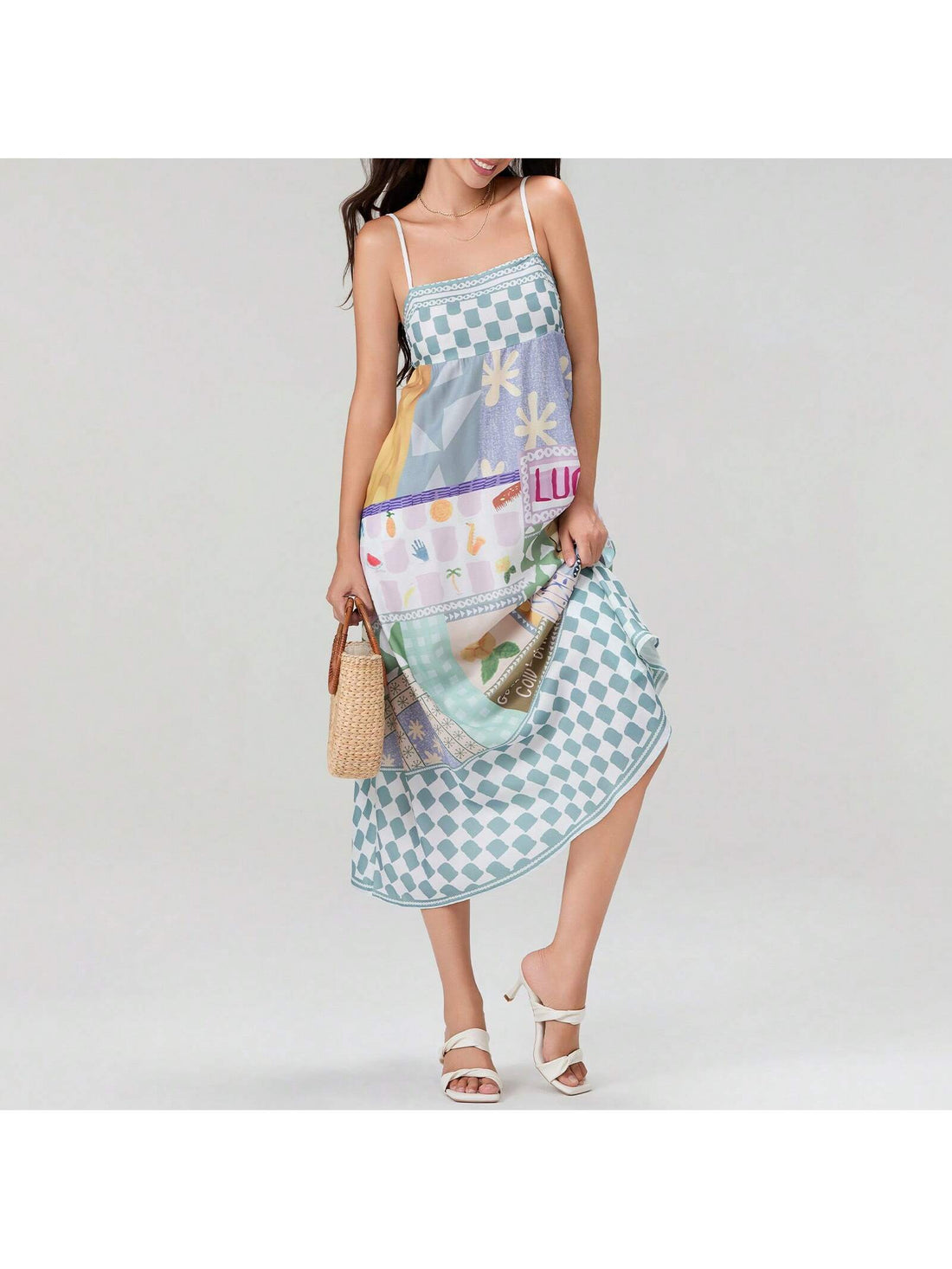 Unleash your inner bohemian with our Boho Chic: Women's Floral Strappy Maxi Dress. Perfect for effortless summer style, this dress features a stunning floral print and strappy design. Embrace a carefree, whimsical vibe with this must-have addition to your wardrobe.