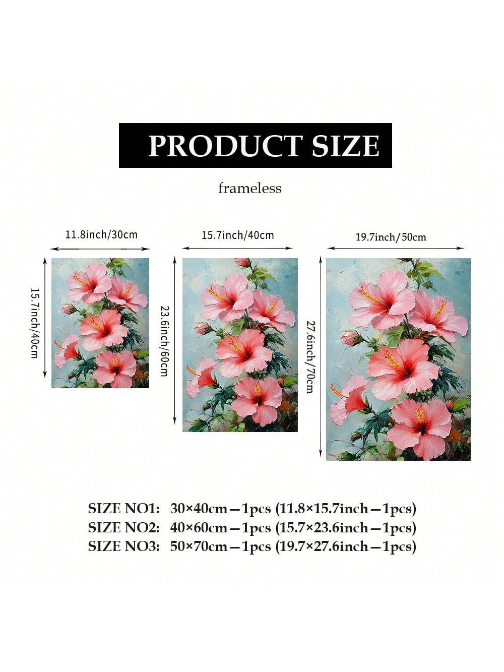 Add a touch of elegance and charm to your home decor with this chic pink floral oil painting. The unframed botanical art features intricate details and vibrant colors that will enhance any room. Perfect for those who appreciate unique and stylish pieces for their home. (No more boring blank walls!)