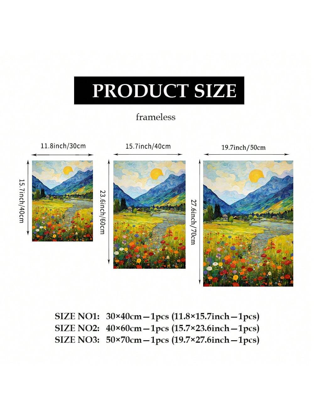 Channel your inner art connoisseur with this charming vintage landscape oil painting poster. Its nostalgic spring theme will add a touch of warmth and life to your home decor. Embrace the beauty of the past while elevating your living space.