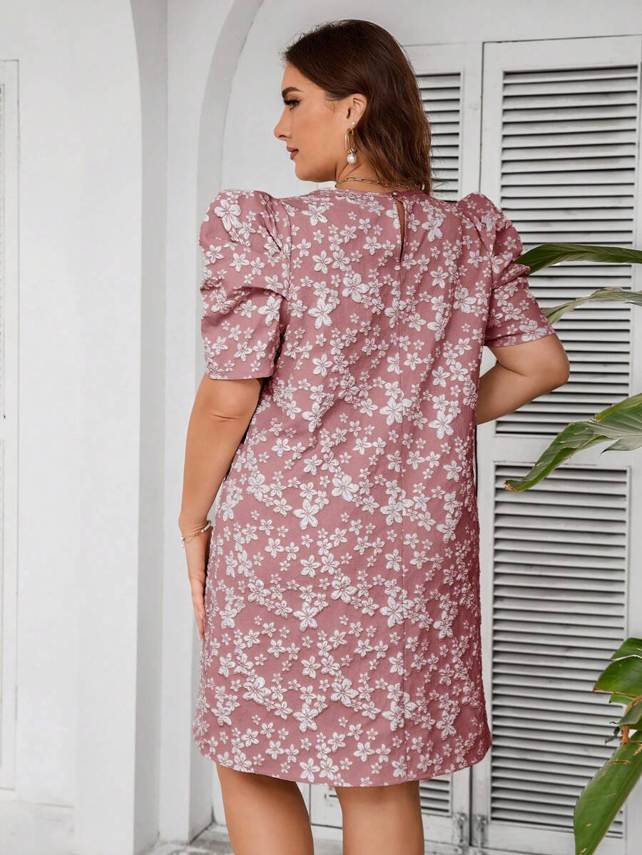 Step into timeless charm with this Elegant Plus Size Jacquard Dress! Its rich solid color and playful gigot sleeves add a dash of drama, making every moment feel special. Designed to flatter and celebrate curves, this dress blends classic style with a fun twist—perfect for turning heads and stealing the spotlight wherever you go.