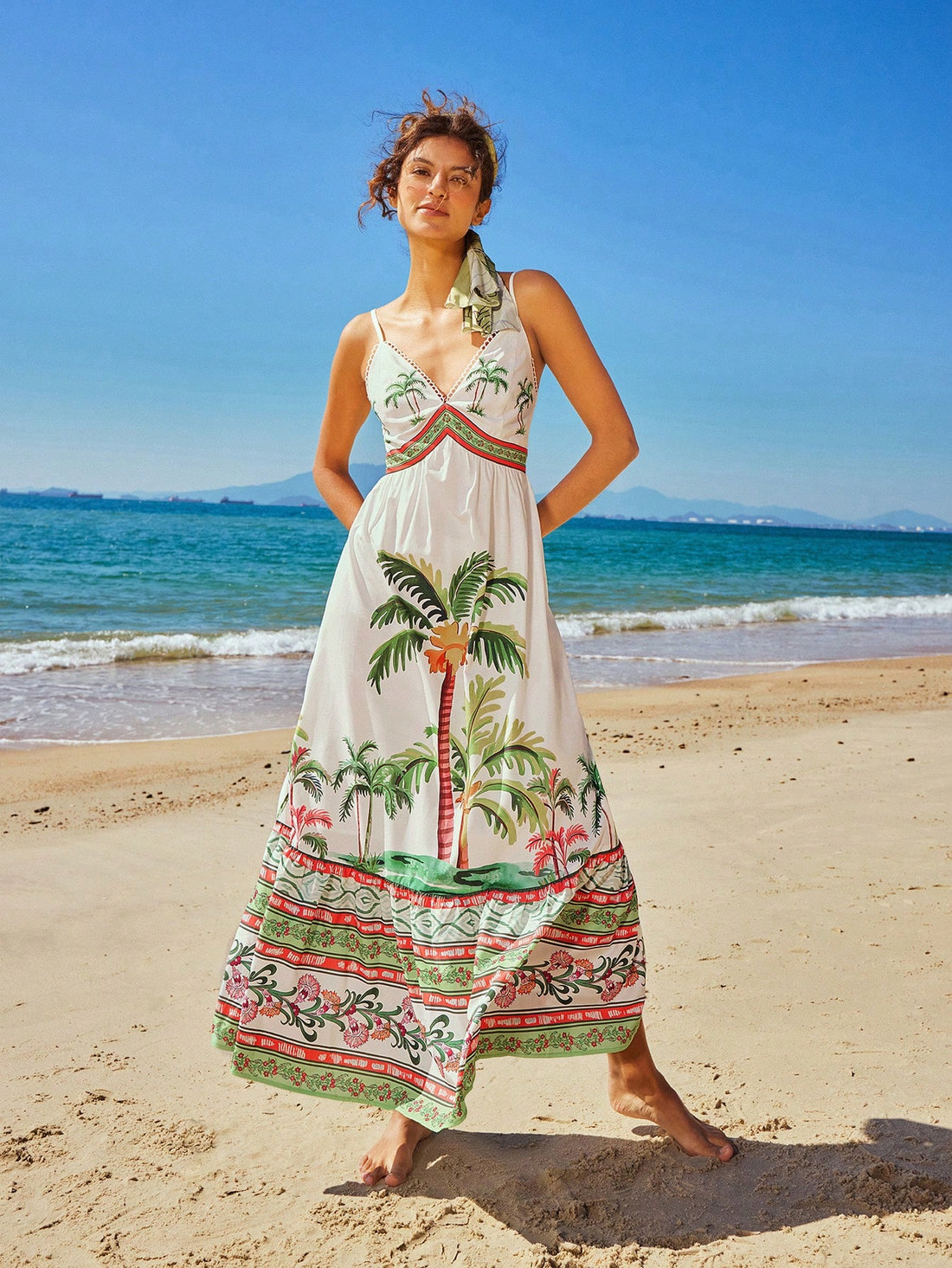 Turn heads wherever you go with this Tropical Floral Print Long Dress, crafted for effortless casual charm. Its vibrant print brings a splash of paradise to your everyday look, while the flowing silhouette offers comfort and freedom to move. Perfect for beach days, brunches, or just adding a sunny vibe to your routine wardrobe. Embrace the playful spirit of warm weather with a dress that’s as lively as your lifestyle.