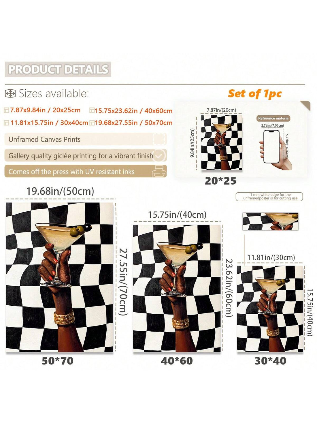 Add a splash of retro charm to your space with this Vintage Martini Bar Cart Canvas Wall Art. Framed and ready to hang, it’s perfect for bringing a fun, stylish vibe to any apartment or living room. Whether you’re entertaining guests or just dreaming of the perfect cocktail, this playful piece sets the mood with classic cool. Cheers to great decor and even better times!