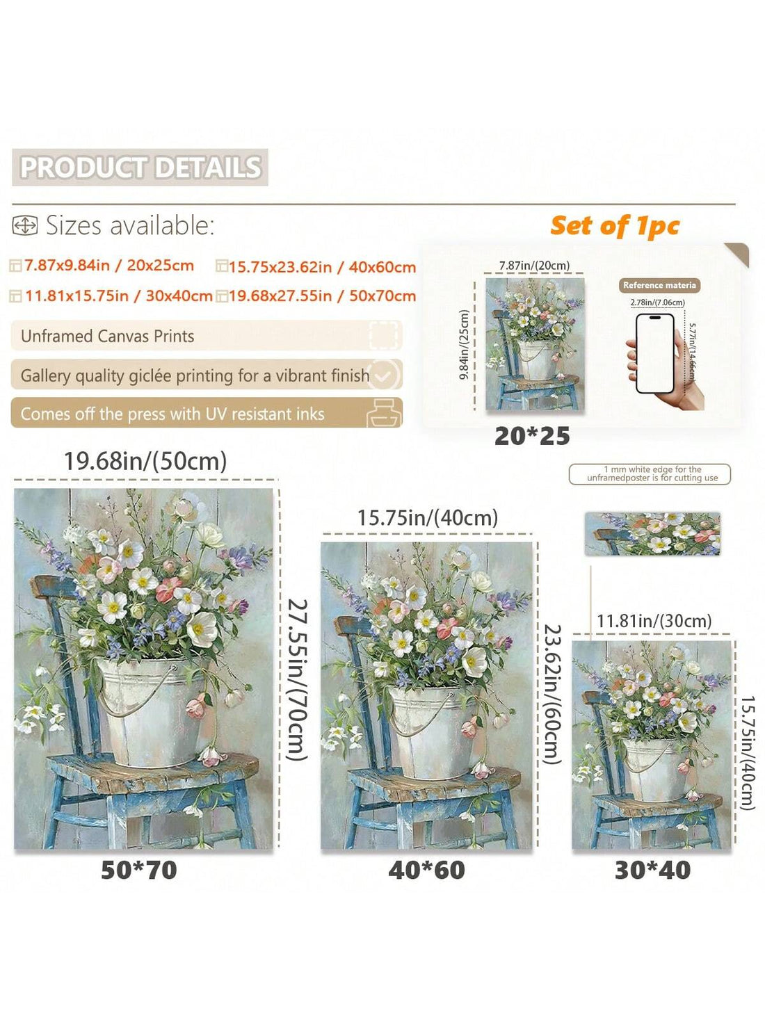 Add a touch of rustic charm and festive fun to any space with this Rustic Floral Canvas Art Print. Its warm, floral design brings cozy vibes perfect for home decor, while its playful style makes it a standout piece for Halloween, bachelorette parties, and anniversaries. Brighten your walls with art that celebrates every occasion with a whimsical twist.