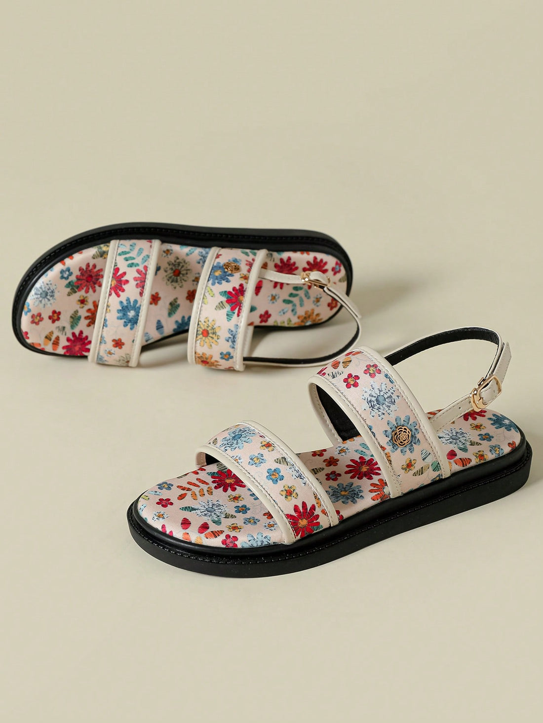 Elevate your beach vacation style with Bohemian Bloom Wedge Sandals! Featuring a retro floral design and a thick sole, these sandals provide both comfort and style. Perfect for those long walks on the beach or exploring the town. Upgrade your vacation footwear with Bohemian Bloom. (wedge-a-liscious!)