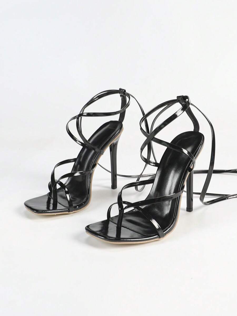 Step out in style with these Chic High Heel Ankle Strap Sandals, featuring eye-catching metal accents that add a dash of sparkle to your summer look. Perfect for sunny days and lively nights, their secure ankle straps keep you dancing comfortably while the sleek heels elevate your outfit effortlessly. Whether you're strolling the boardwalk or heading to a rooftop party, these sandals bring playful charm and confident flair to every step.