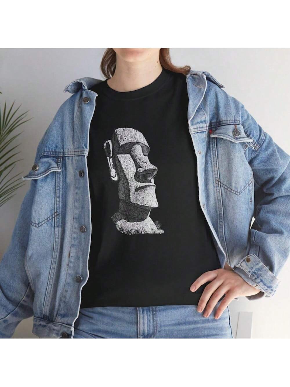 Celebrate summer with a playful twist wearing this Moai Easter Island Statue T-Shirt. Designed for men who appreciate humor and comfort, this graphic tee features the iconic Moai statue in a fun, eye-catching design. Made with breathable fabric, it keeps you cool and comfortable all day long, perfect for casual outings or beach days. Add a quirky touch to your wardrobe and spark conversations wherever you go!