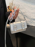 Front carry view of multicolor mini chain bag for casual outings