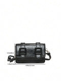 Lifestyle view of mini chain crossbody bag for gift-ready accessory styling