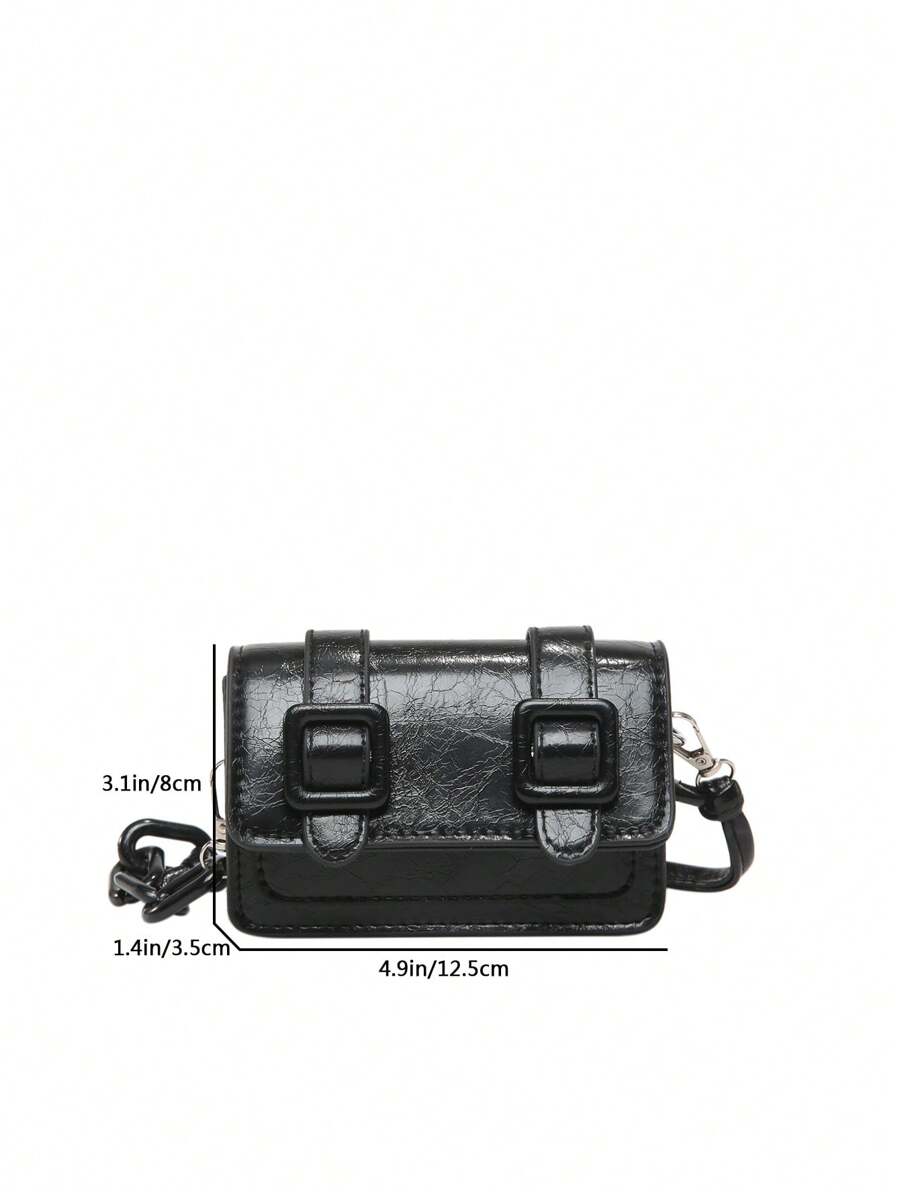 Lifestyle view of mini chain crossbody bag for gift-ready accessory styling