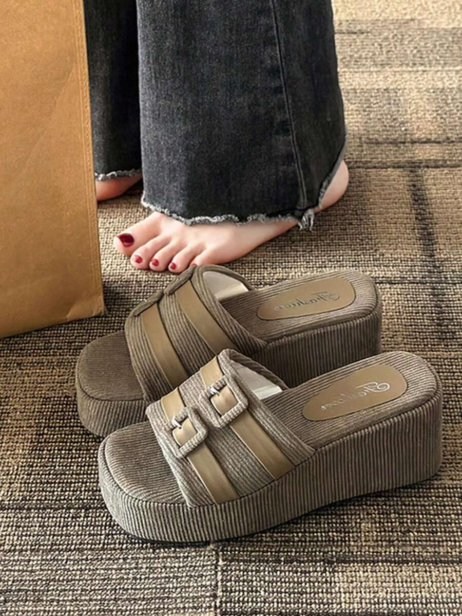 Step into effortless style with these chic black wedge sandals designed just for you. Their thick bottoms add a trendy twist while keeping every step comfy and supported. Perfect for casual outings or dressing up your favorite summer look, these wedges bring playful flair without sacrificing ease. Get ready to turn heads and feel fantastic wherever you go!