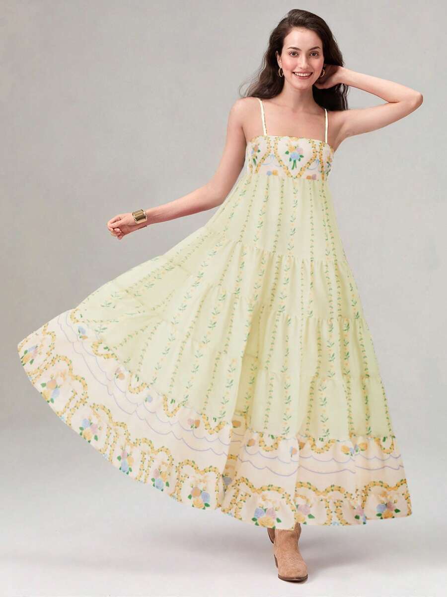 Get ready to turn heads at the summer cocktail party in this flirtatious Floral Backless Slip Tank Dress. With delicate spaghetti straps and a flowy silhouette, this dress is perfect for dancing the night away. Whether you prefer a sweet floral or a sultry backless look, this dress has got you covered (or uncovered?)!