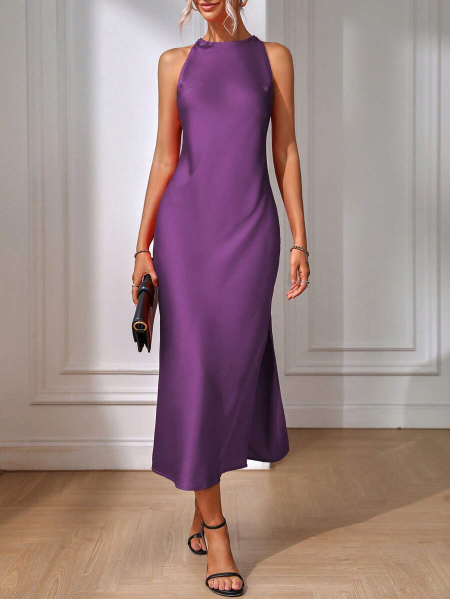Back view 53 of Chic Sleeveless Maxi Dress for Women - Elegant Long Dress by EMERY ROSE for dress styling
