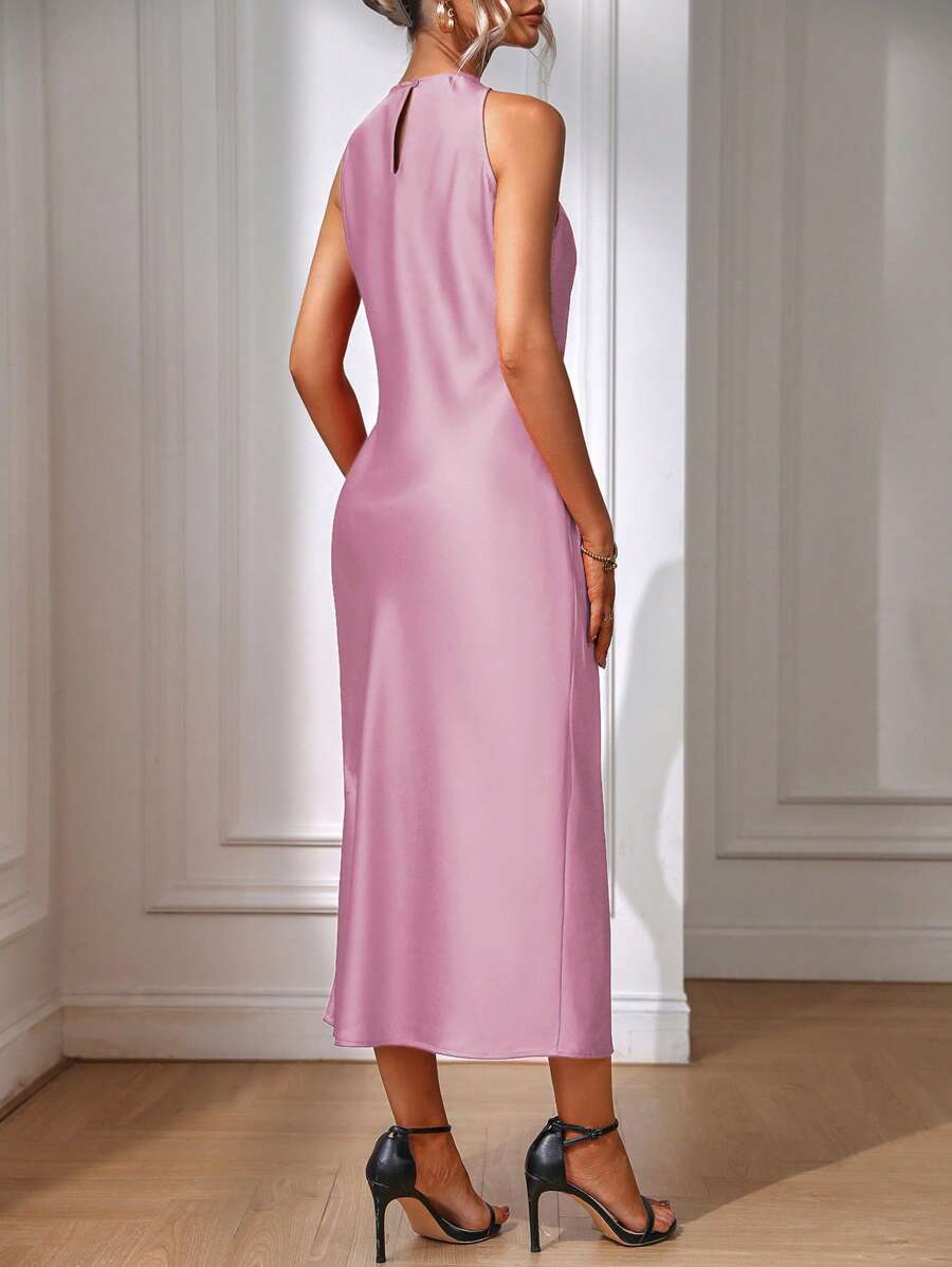 Outfit view 29 of Chic Sleeveless Maxi Dress for Women - Elegant Long Dress by EMERY ROSE for dress styling