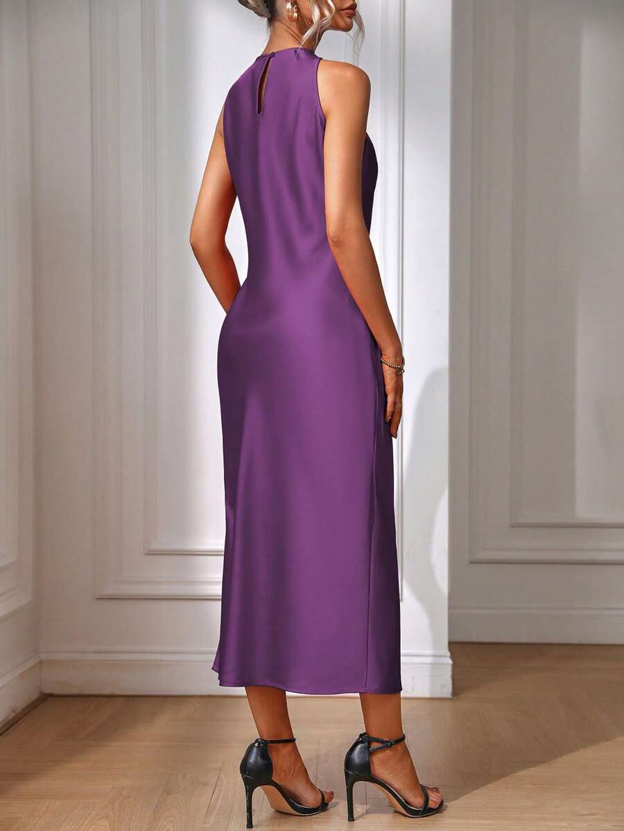 Detail view 54 of Chic Sleeveless Maxi Dress for Women - Elegant Long Dress by EMERY ROSE for dress styling