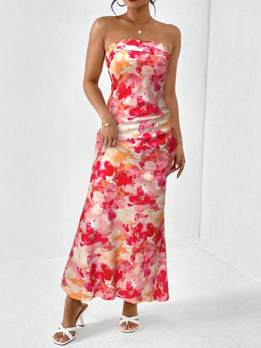 Embrace carefree elegance with this floral print dress, designed for those moments when style meets simplicity. The vibrant botanical pattern brings a fresh, romantic touch to any occasion—whether you're exploring a new destination or enjoying an intimate dinner. Lightweight and breathable, it moves with you effortlessly, making it the perfect companion for warm weather adventures. 