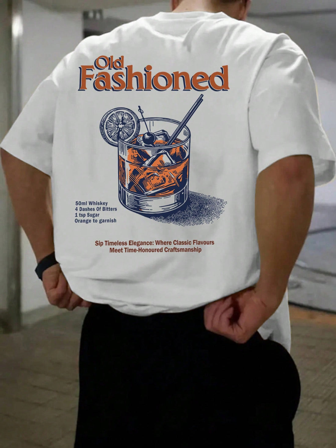 Stay cool and stylish with our Trendy Men's Casual Beverage Slogan Print T-Shirt. Perfect for the spring and summer fashion season, this shirt features a playful and unique slogan print that will surely turn heads. Upgrade your wardrobe with this quirky and fun t-shirt. (No exclamation points used)