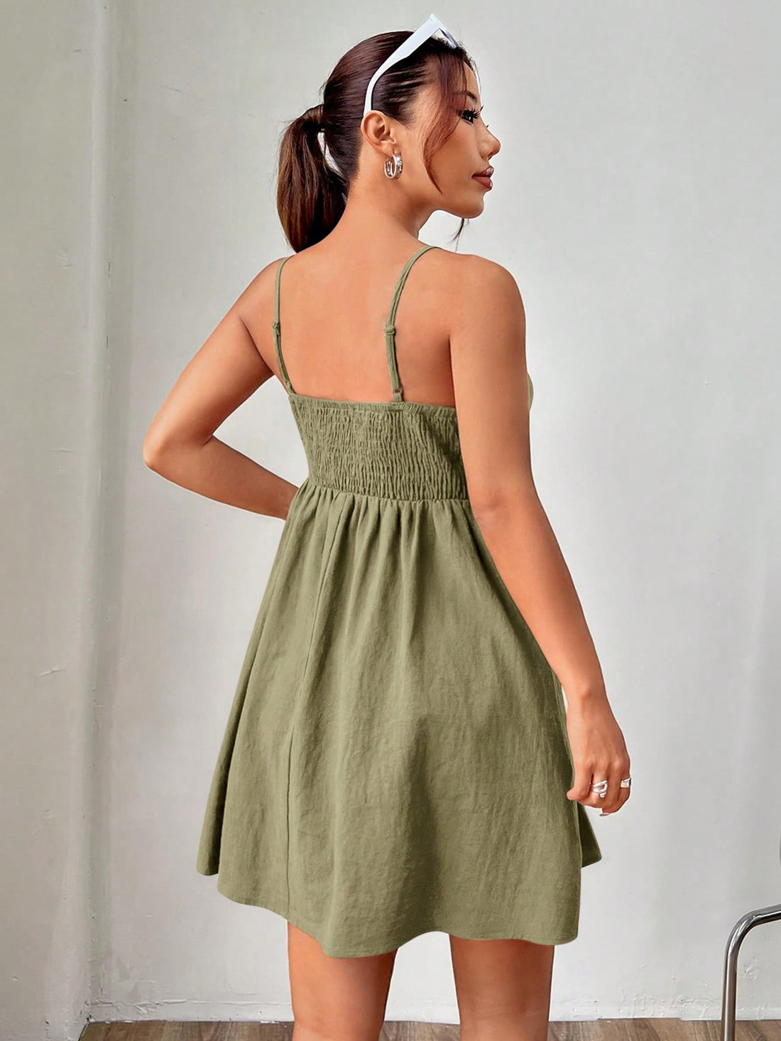 Step into sunny days with this brown woven summer dress, designed for effortless coastal charm. Its delicate spaghetti straps and breathable fabric keep you cool while adding a touch of playful elegance. Perfect for beach strolls or casual gatherings, this dress brings easygoing style wherever you go.
