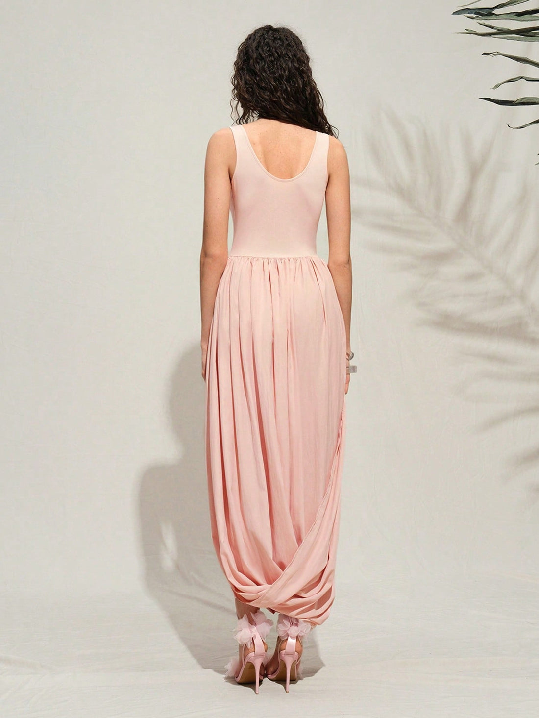 Step out in style with this Chic Pink Fold Pleated Sleeveless Dress, perfect for sunny summer brunches. Its playful pleats add a flirty bounce to every move, while the sleeveless design keeps you cool and comfortable. Effortlessly chic and ready to brighten your day, this dress is your go-to for easy, breezy elegance.