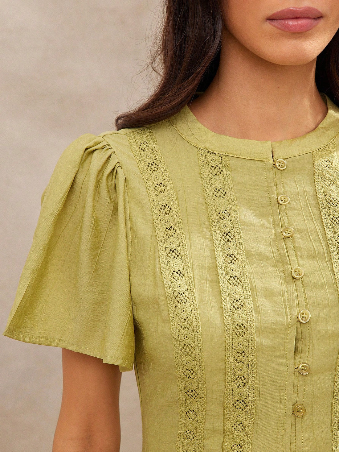 Step into sunshine with this playful summer dress featuring flutter sleeves, delicate crochet lace, and a flirty ruffle hem. Perfect for beach days or brunch dates, it combines breezy comfort with charming details to keep you looking effortlessly chic all season long.