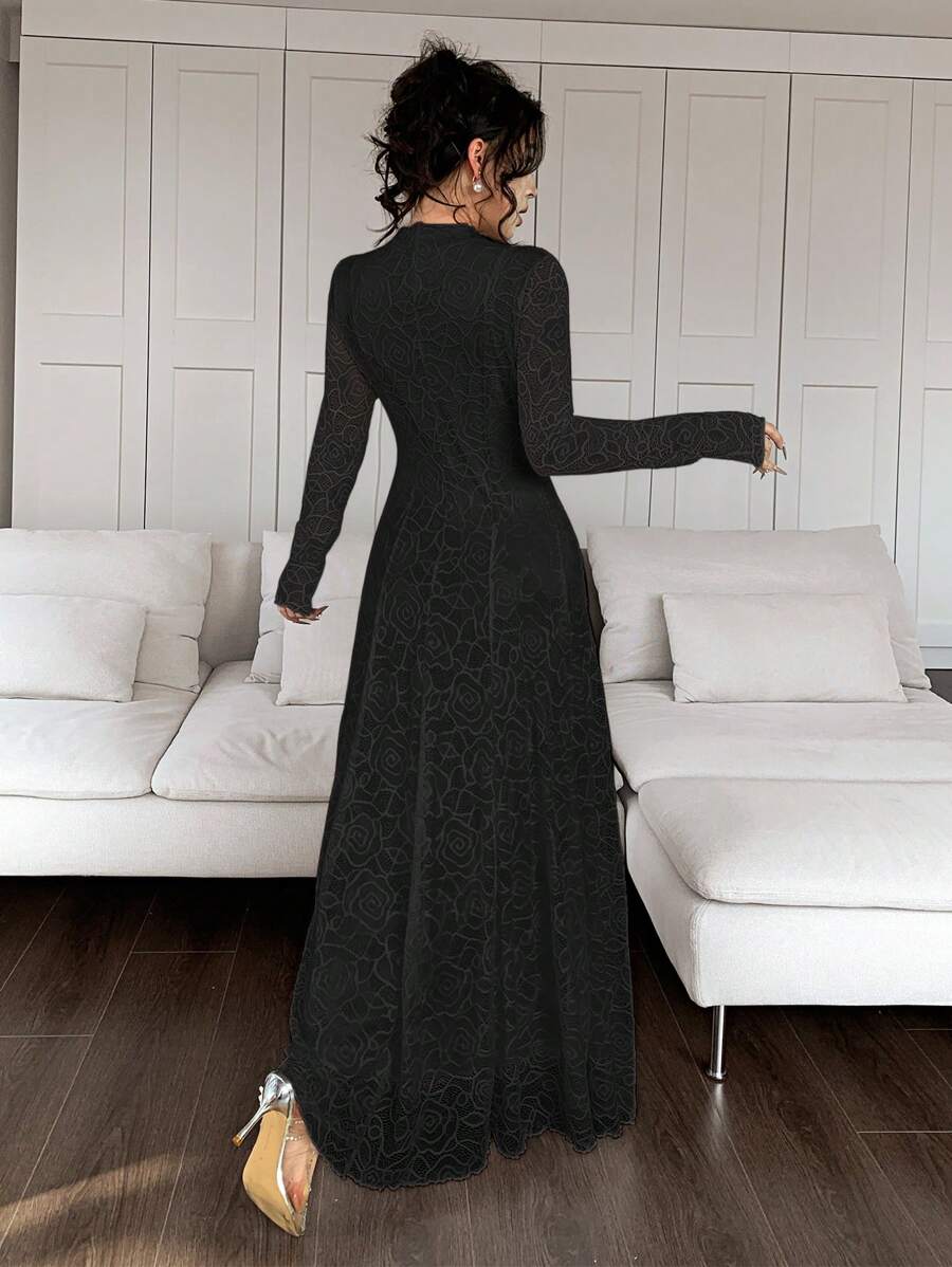 Step into charm and grace with this Women's Elegant White Lace Long Dress. Perfect for any special moment, its delicate lace adds a touch of whimsy while the flowing length ensures you’ll twirl with ease. This timeless piece blends classic style with playful elegance, making every event feel a little more magical. Whether it’s a garden party or a romantic evening, this dress is your go-to for effortless sophistication and fun.