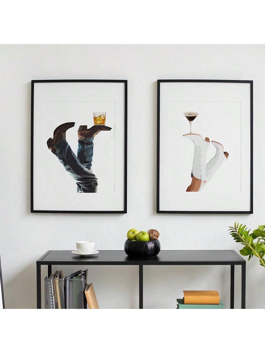 Add a splash of western charm and a dash of espresso energy to your space with this Chic Cowgirl Espresso Martini Canvas Art. Perfect for bedrooms or living rooms, this vintage-inspired piece blends rustic cowgirl vibes with a playful twist, making your walls come alive with personality and style.