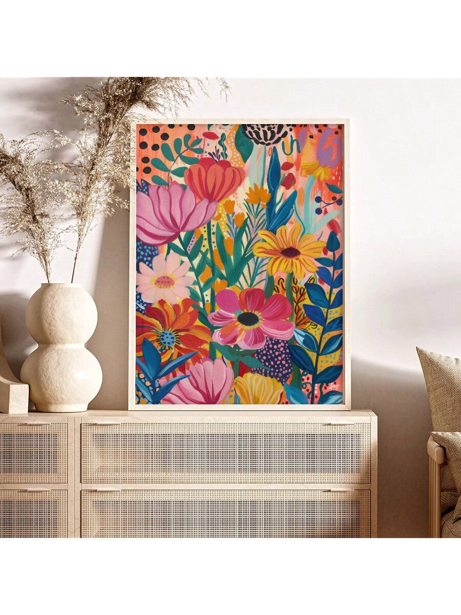 Brighten up your space with this Charming Pink Botanical Wildflower Canvas Print! Bursting with colorful blooms, it adds a playful touch to any bedroom or living room. Perfect for bringing a splash of nature indoors, this vibrant floral art effortlessly lifts the mood and creates a fresh, cheerful atmosphere.
