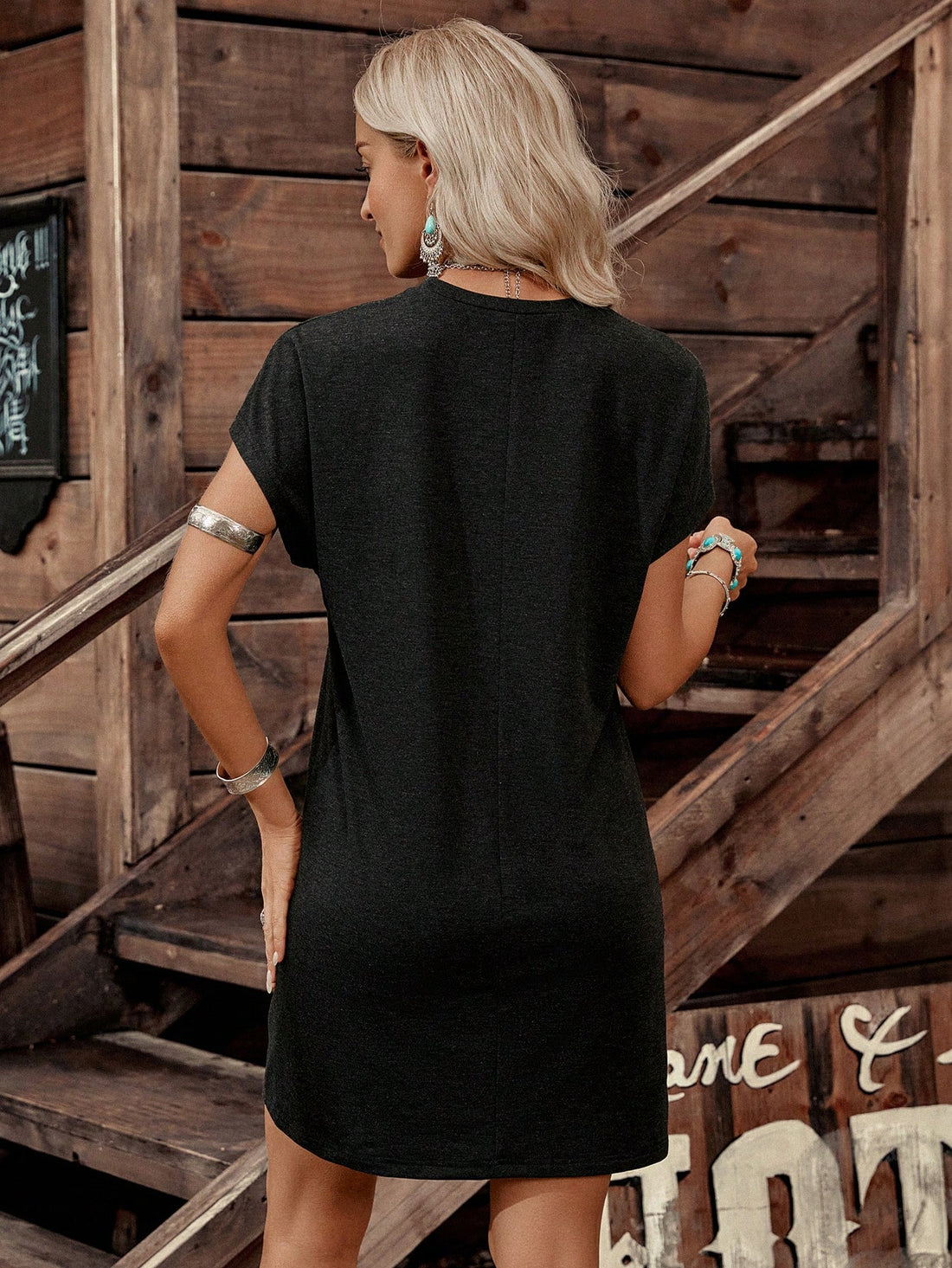 Step into effortless charm with this Women’s Vintage Color Casual Loose Fit Knitted Dress. Featuring a cozy round neck and breezy short sleeves, it’s perfect for relaxed days filled with fun. The loose fit lets you move freely while the vintage-inspired colors add a playful touch to your everyday style. Whether you’re out with friends or enjoying a sunny afternoon, this dress keeps comfort and whimsy in perfect balance.
