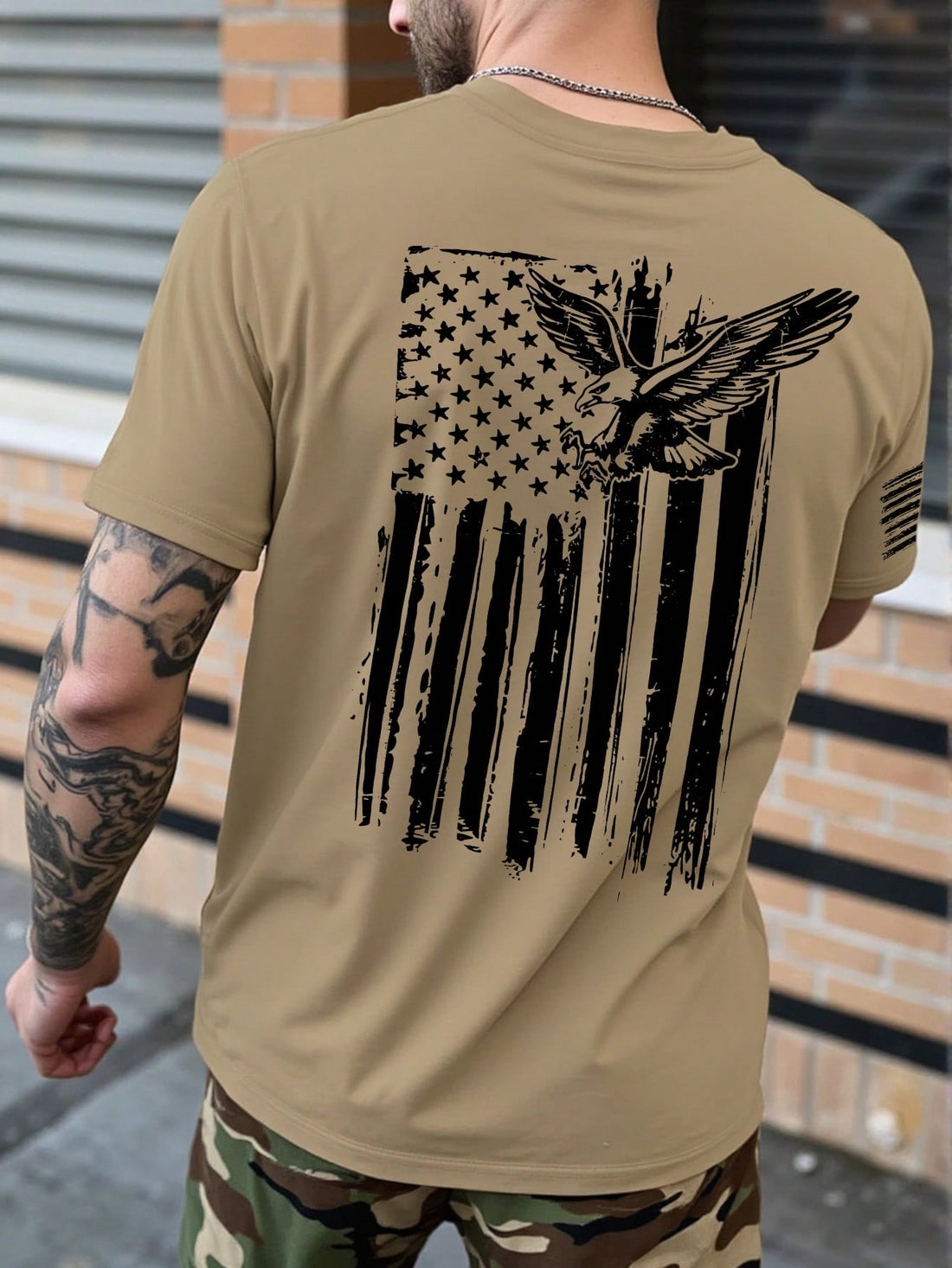 Show your patriotic spirit in style with this eye-catching Plus Size Men's Casual T-shirt! Perfect for 4th of July celebrations, this comfy tee features a bold American flag and majestic eagle design that's sure to turn heads at any summer barbecue or fireworks show. Freedom never looked so good—or fit so comfortably!