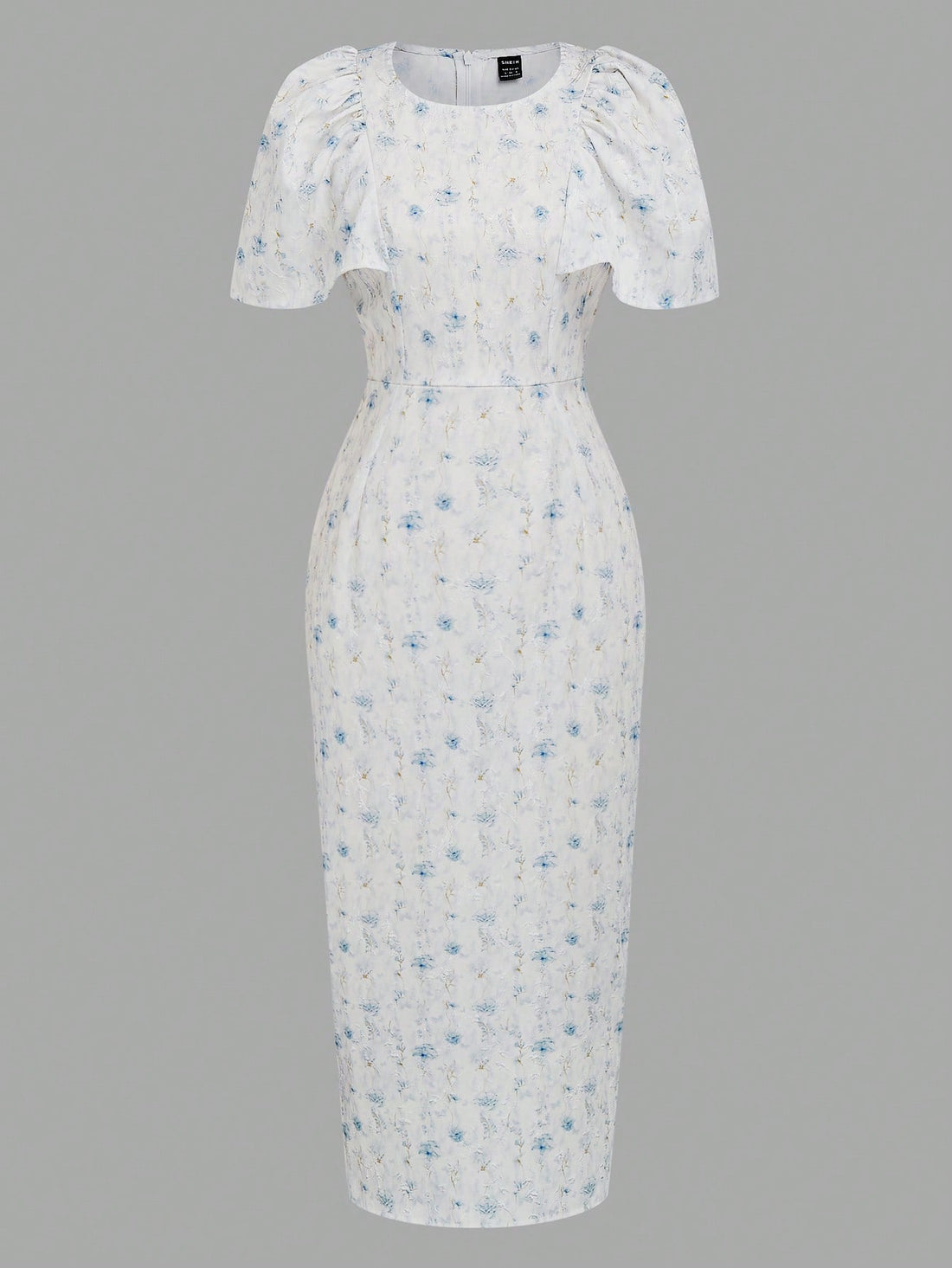 Get ready to rock any occasion with this Elegant Ditsy Floral Puff Sleeve Dress for Women! Featuring a charming floral design and playful puff sleeves, this dress is perfect for those who don't take themselves too seriously. Whether you're headed to a wedding or a casual brunch, this dress will have you looking effortlessly chic.