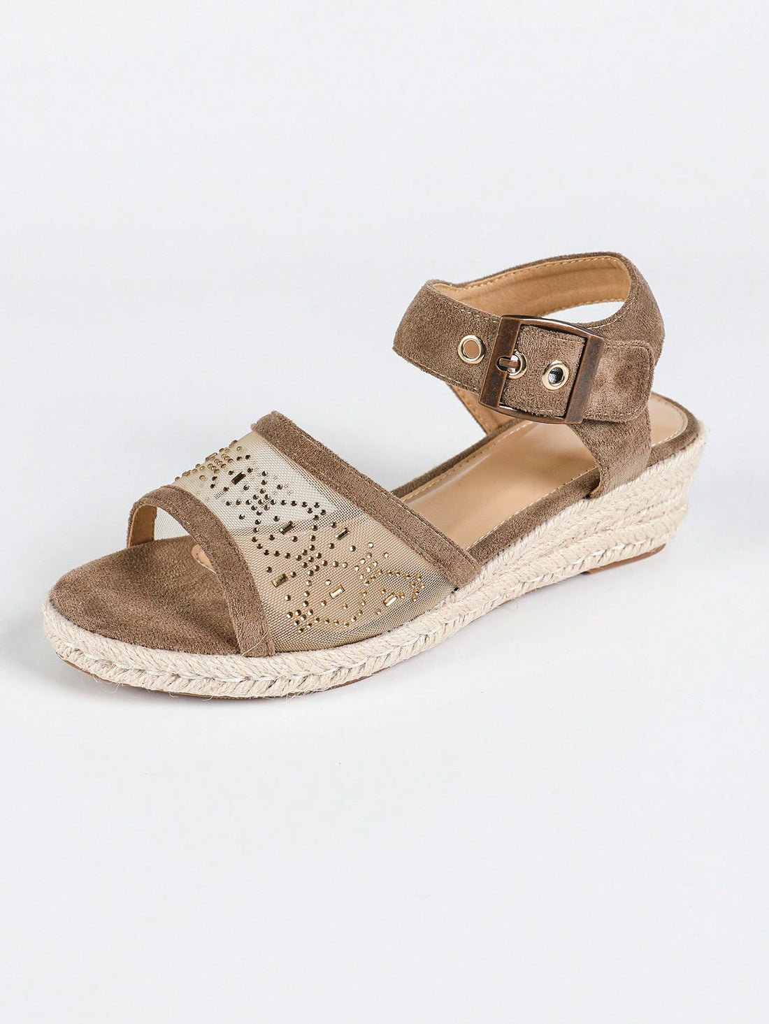 Step out in sparkle with these Stylish Women's Rhinestone Wedge Heel Sandals! Featuring dazzling rhinestones and a comfy wedge platform, they add a touch of glam to any casual outfit. Perfect for turning heads while keeping your feet happy all day long. Elevate your style effortlessly with these playful and elegant sandals!