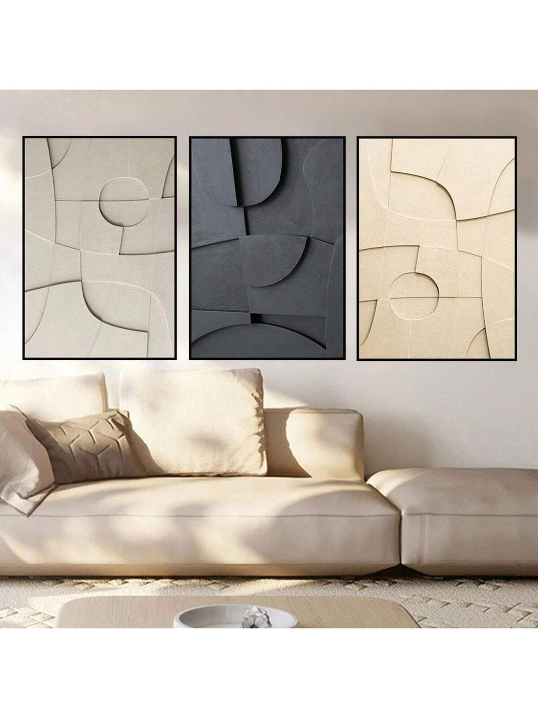 Add a splash of modern charm with this Frameless Minimalist Geometric Wall Art Set! Featuring three abstract canvas posters, this trio brings playful shapes and clean lines to your space without overwhelming it. Perfect for freshening up your home with a touch of contemporary style that’s effortlessly cool and easy to mix and match. Let your walls do the talking with these eye-catching pieces that keep things simple but never boring.
