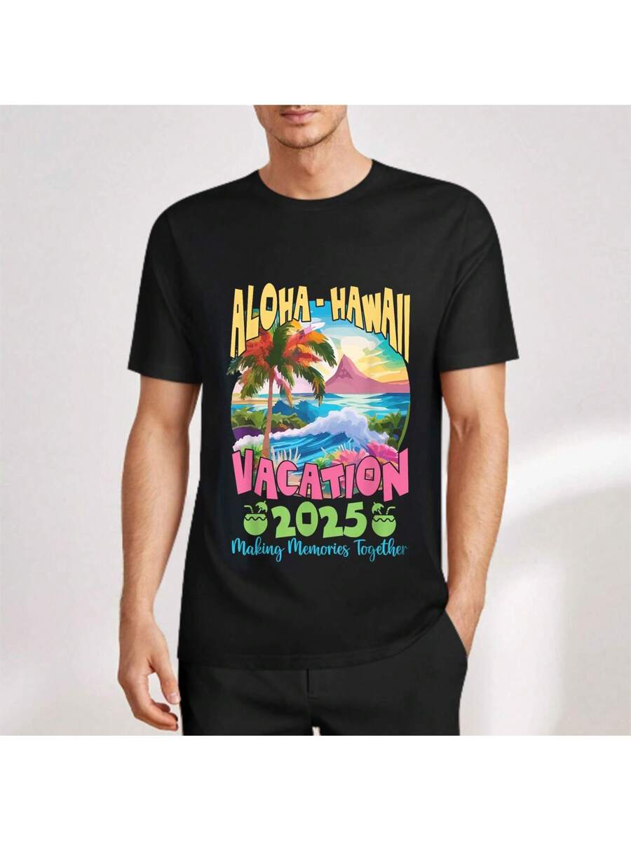 Celebrate family fun in style with the Aloha Hawaii Family Matching T-Shirt! Crafted for comfort and breathability, this tee keeps everyone cool during sunny adventures. Its vibrant design brings a splash of island spirit to your summer wardrobe, making family outings even more memorable. Perfect for creating joyful moments together under the sun!