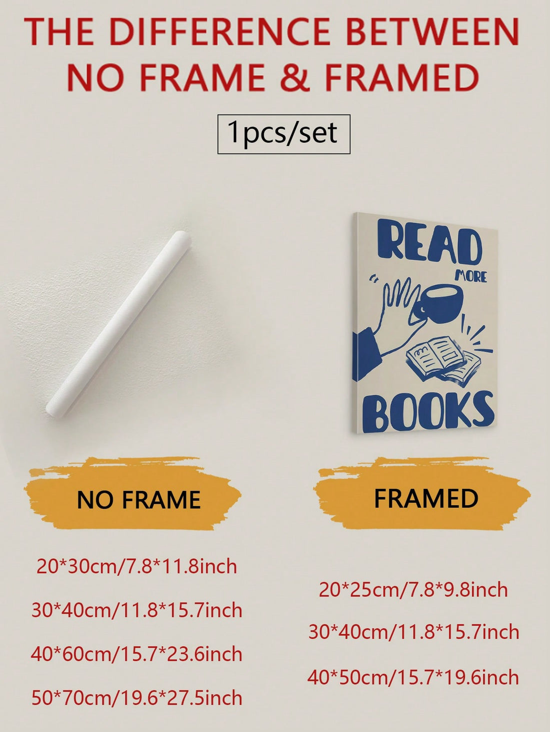 Elevate your space with this striking Art Deco canvas poster celebrating the joy of reading. Featuring bold, geometric typography in the iconic Art Deco style, this modern wall art makes a sophisticated statement in any room. Perfect for book enthusiasts, creative professionals, and anyone seeking to inspire a love of literature, it combines timeless design principles with contemporary appeal. The high-quality canvas construction ensures lasting vibrancy and durability. Whether displayed in a home library, 