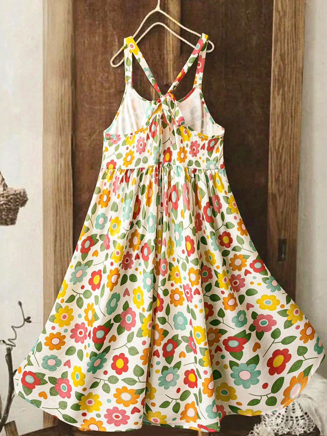 Embrace summer vibes in this gorgeous plus size floral dress! Twirl through beach days, vacation adventures, and sunny outings in style. The flattering silhouette celebrates your curves while the playful floral pattern turns heads wherever you go. Lightweight and versatile, it's the throw-on-and-glow piece your wardrobe has been craving!