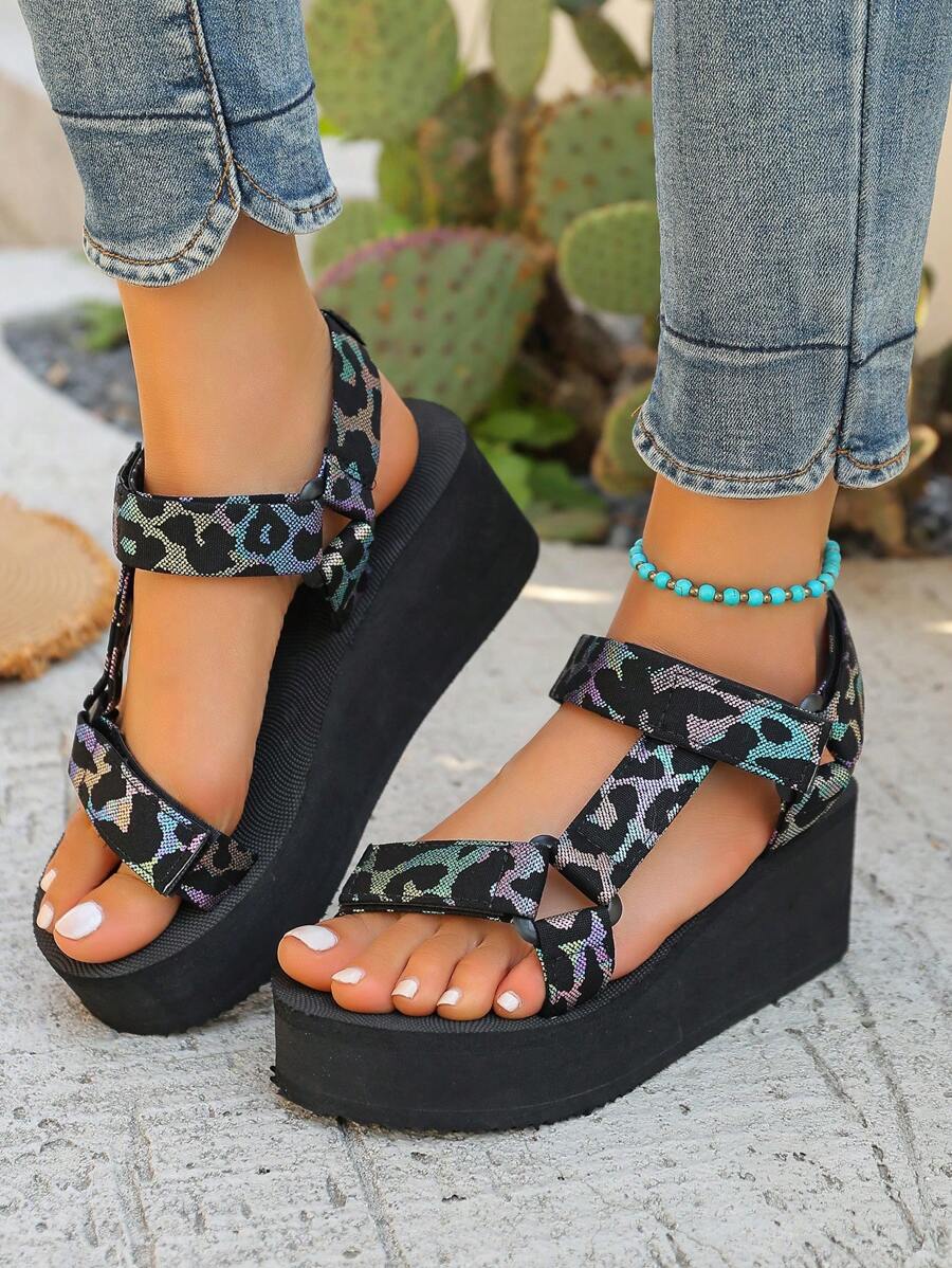 Step up your style with these Women's Adjustable Buckle Platform Wedge Slide Sandals! Lightweight and comfy, they’re perfect for outdoor adventures or casual hangouts. The adjustable buckle ensures a customized fit, while the platform wedge adds a fun boost to your look. Slip them on and get ready to turn heads wherever you go!