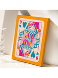 Unframed Queen of Hearts poster marked No Frame