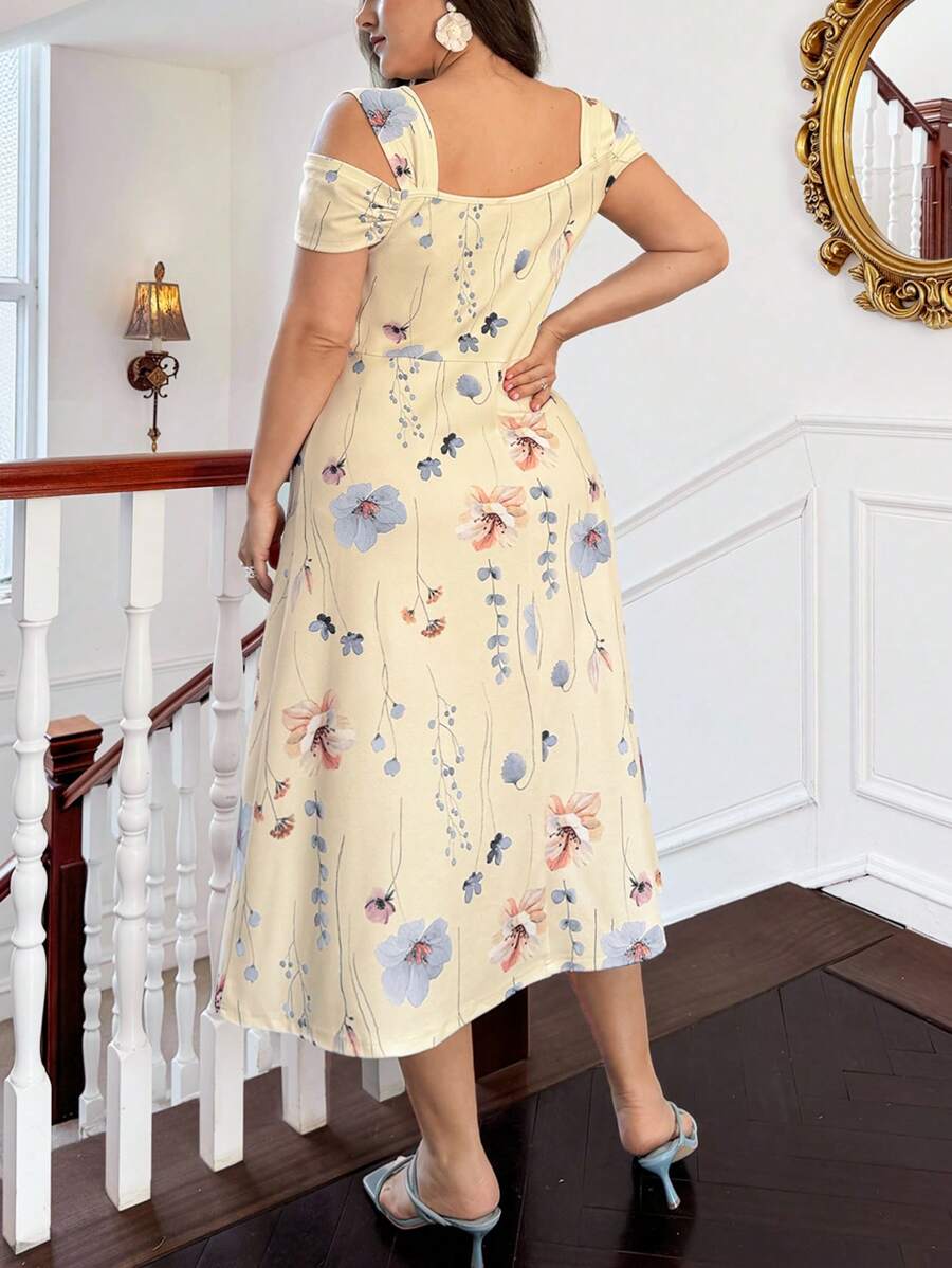 Slip into effortless sophistication with this stunning off-shoulder A-line dress, designed to celebrate your curves with timeless elegance. The classic black silhouette flatters every figure, while the romantic off-shoulder neckline adds just the right touch of allure for date nights and spring soirées. Crafted for comfort and confidence, this versatile piece transitions seamlessly from intimate dinners to garden parties. Whether you're turning heads or simply feeling fabulous, this dress is your go-to for 