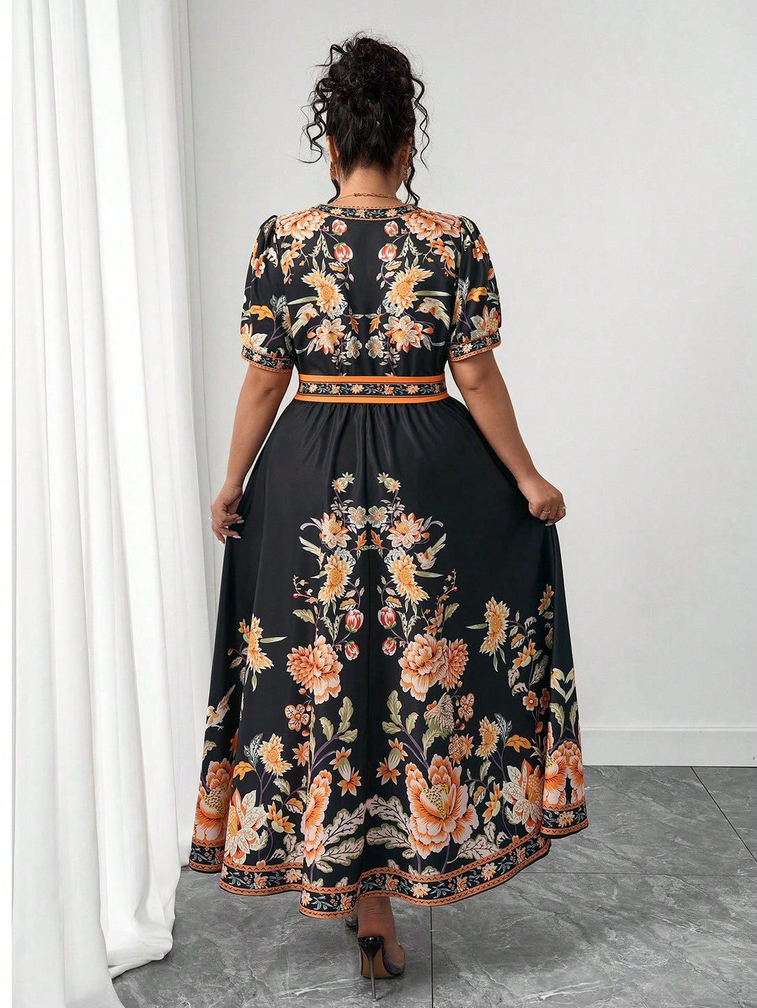 Step into sunshine and good vibes with this Plus Size Boho Style Printed Dress! Featuring a flirty V-neck and breezy cap sleeves, it’s your perfect companion for spring and summer getaways. The playful print adds a splash of fun, while the comfortable fit lets you dance, stroll, or relax with ease. Embrace effortless style and vacation-ready charm wherever you go!