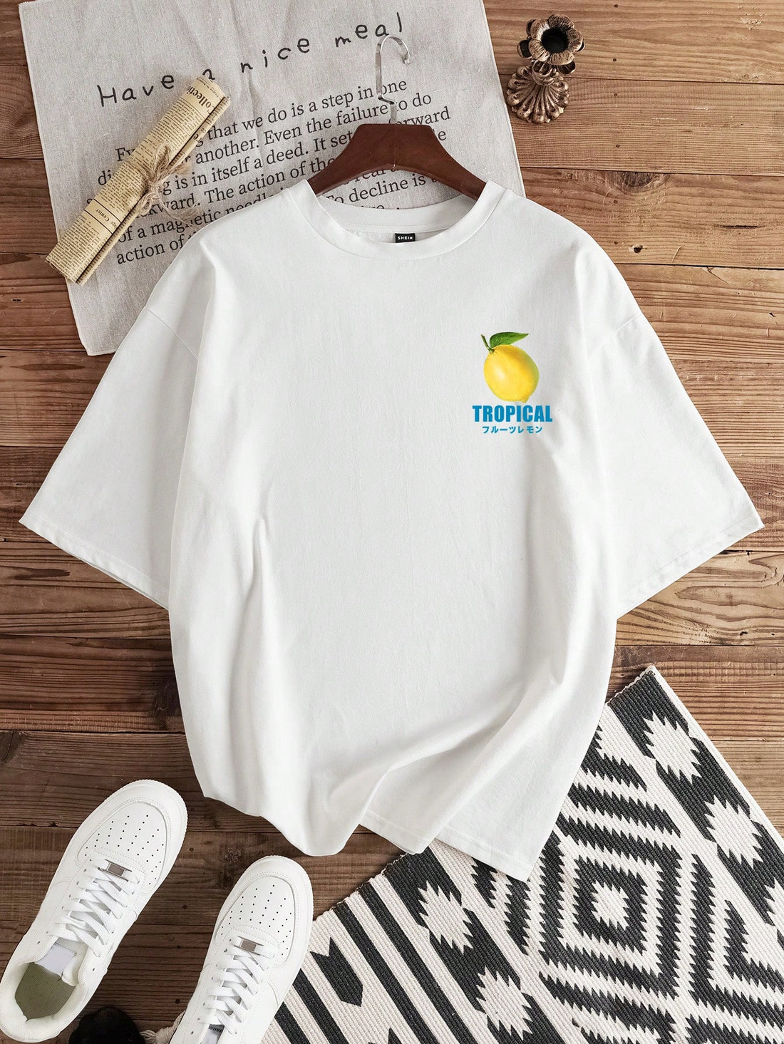 This isn't just any white tee – it's your new BFF! Our Standard Fit Crew Neck T-Shirt hugs in all the right places while giving you room to bust a move. Crisp white fabric that stays that way (even after taco night), with a neckline that won't go all sad and droopy after washing. Dress it up, dress it down, or wear it to bed – we won't judge. Your wardrobe's about to get a whole lot happier!