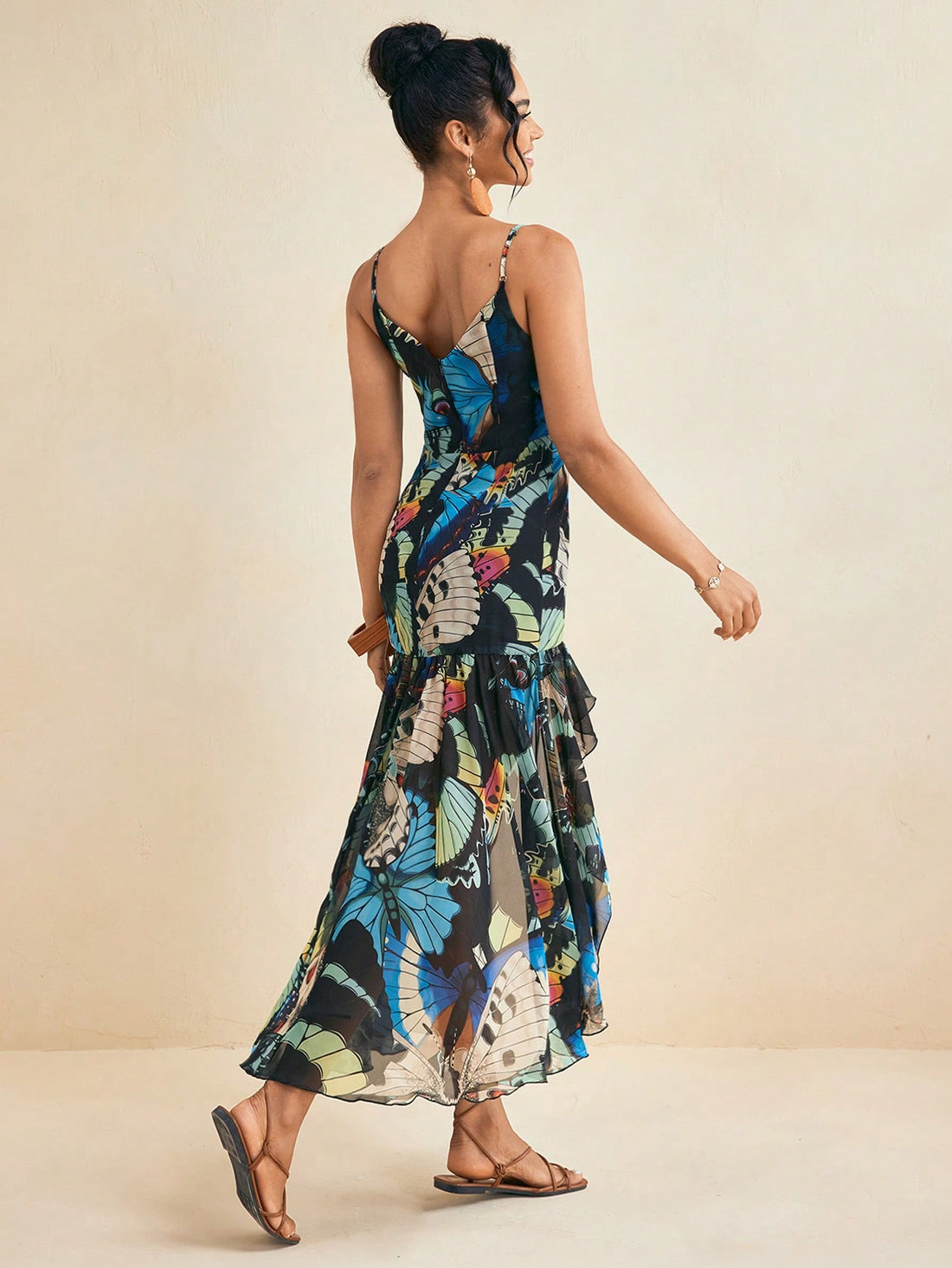 Step into summer with this playful Boho Chic Multicolor High-Low Dress. Its vibrant hues and flirty ruffle hem bring carefree energy to your warm-weather wardrobe, while the high-low cut adds a fun twist to your silhouette. Perfect for sunny days and breezy nights, this dress moves with you and invites endless compliments wherever you go.