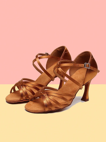 Elegant Women’s Ballroom Dance Heels – Stylish Latin & Salsa Shoes for Perfect Performance