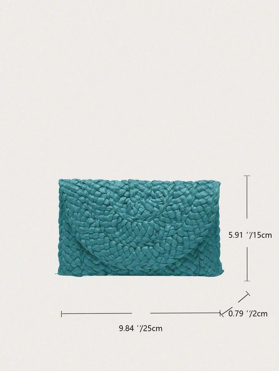Elevate your summer style with this Chic Corn Husk Weave Dinner Clutch! Perfect for sunny days and breezy evenings, its natural straw texture adds a fun, earthy vibe to any outfit. Compact yet spacious enough for essentials, this playful purse is your go-to accessory for effortless charm at dinners, parties, or beach strolls. Light, stylish, and totally summer-ready!