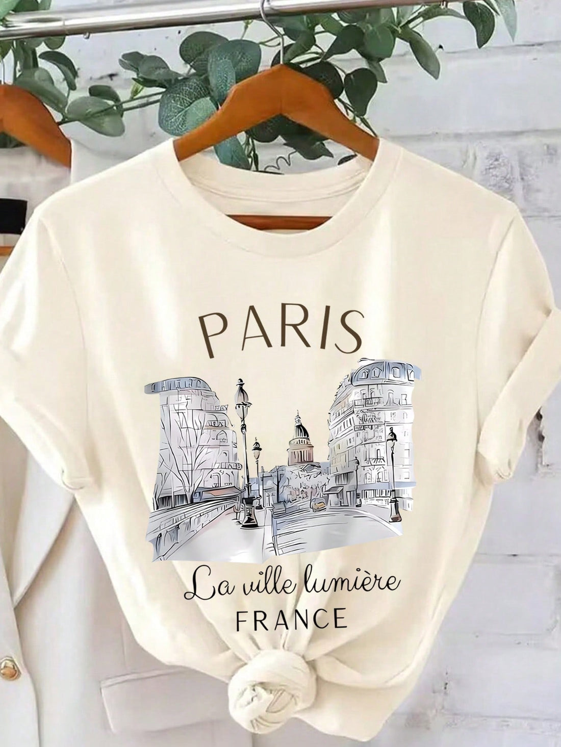 Celebrate your love for Paris with this playful plus size graphic tee! Featuring a casual short sleeve and comfy crew neck, it’s perfect for spring and summer adventures. Soft, breathable fabric keeps you cool while adding a fun, chic vibe to your everyday look. Embrace effortless style and comfort all season long!