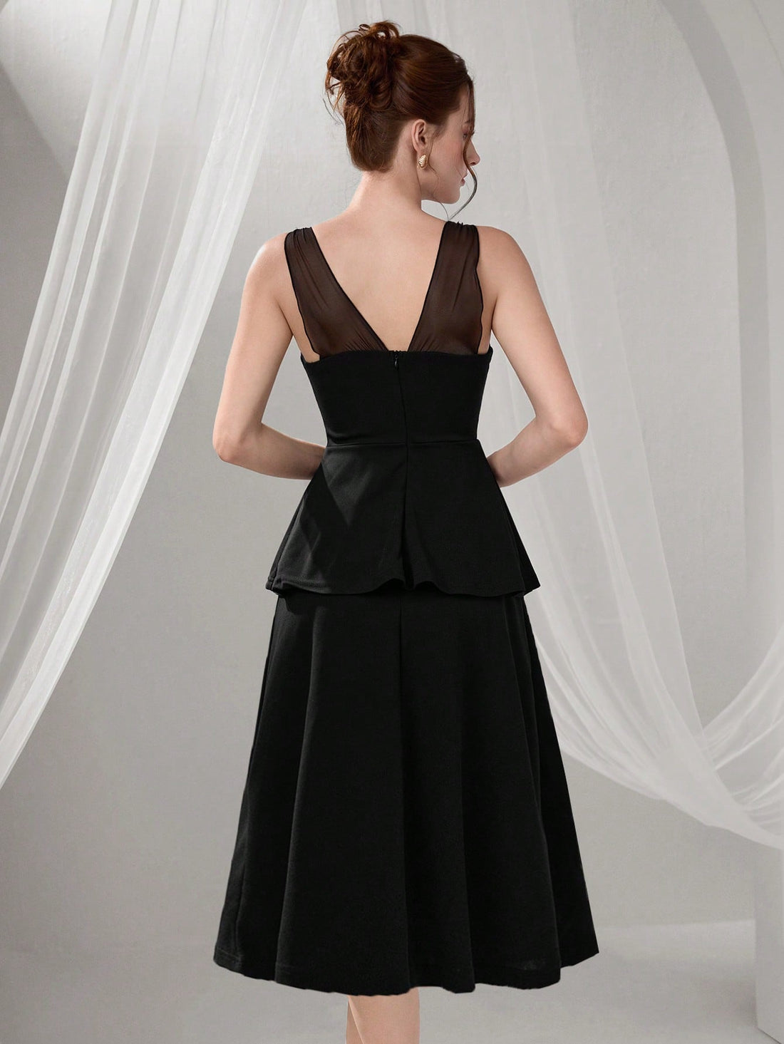 Slip into sophistication with this stunning black graduation dress that's equal parts chic and celebratory. Designed with a flattering fitted silhouette, it hugs your curves in all the right ways while the luxe fabric drapes beautifully for an effortlessly elegant look. Perfect for marking life's milestone moments—whether it's graduation day, a fancy evening out, or any occasion calling for timeless glamour. This versatile little black dress transitions seamlessly from ceremony to celebration, ensuring you 